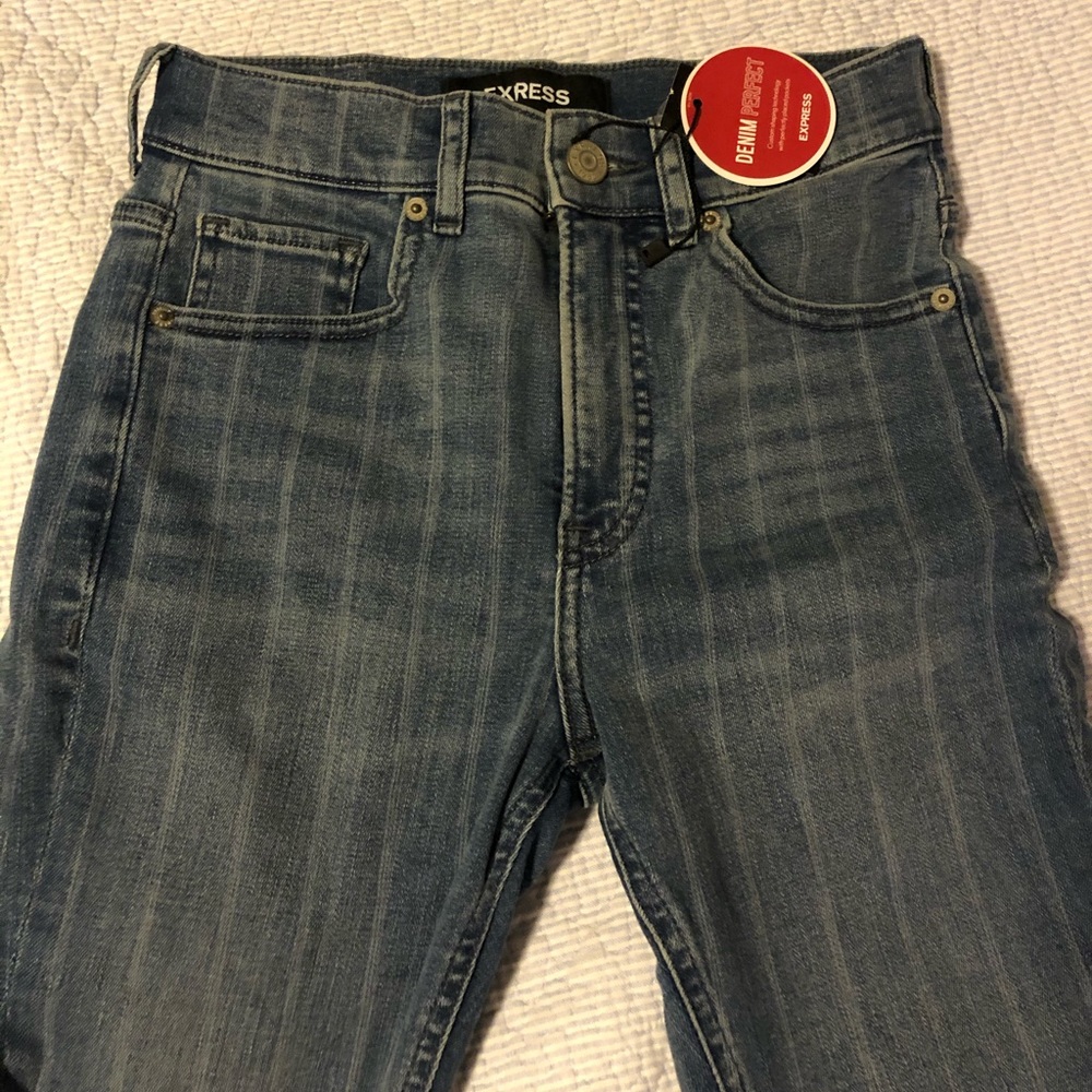 EXPRESS Ankle High Rise Jeans - New!